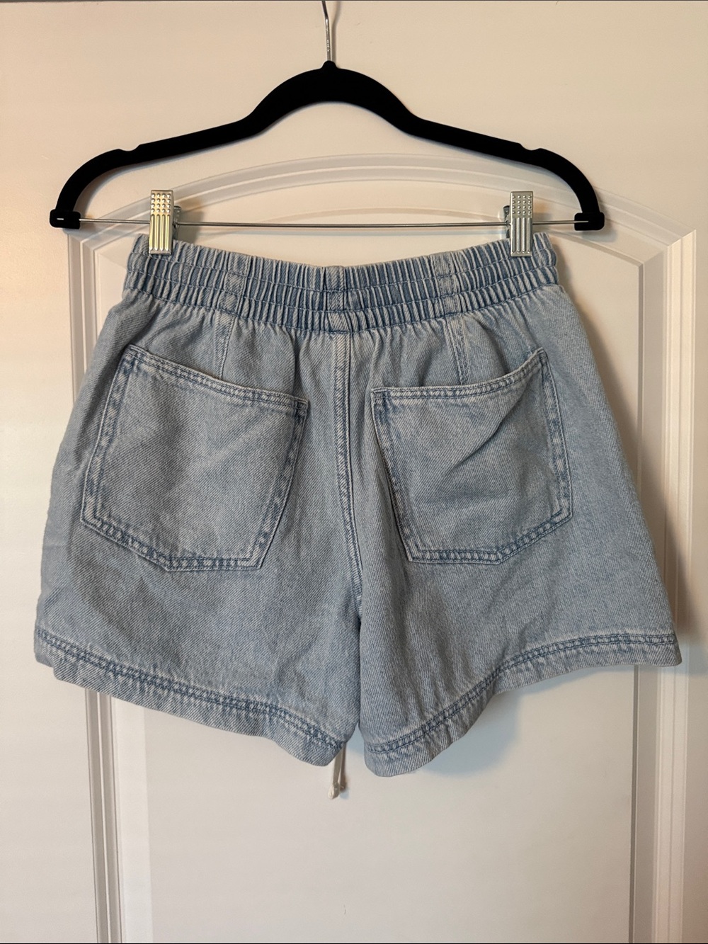 Universal Thread High Rise Drawstring Denim Beach Shorts - Picture 3 of 3